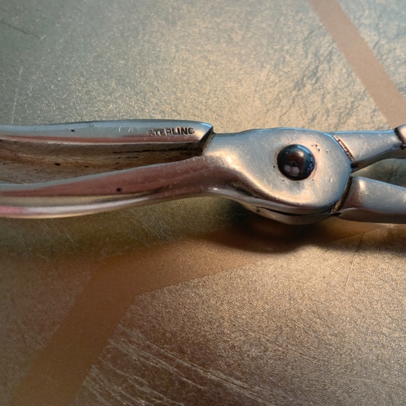 Antique Ladies Parlor/Desk Baroque Solid Sterling Scissors - Picture 4 of 10